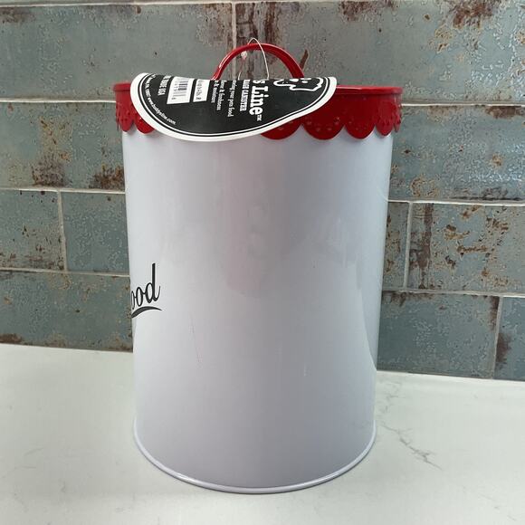 Buddys Line Durable Steel Storage Canister Airtight lid Holds up to 4lbs NWT - Picture 5 of 11